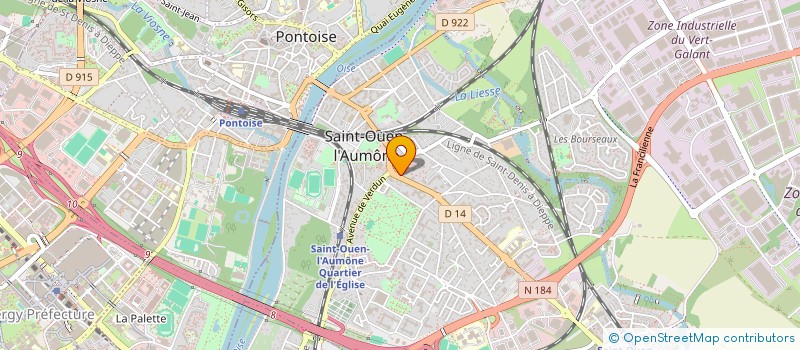 localisation de l'entreprise MONSIEUR COLLINS NGADJUI TCHOKOTE  SAINT-OUEN-L'AUMONE