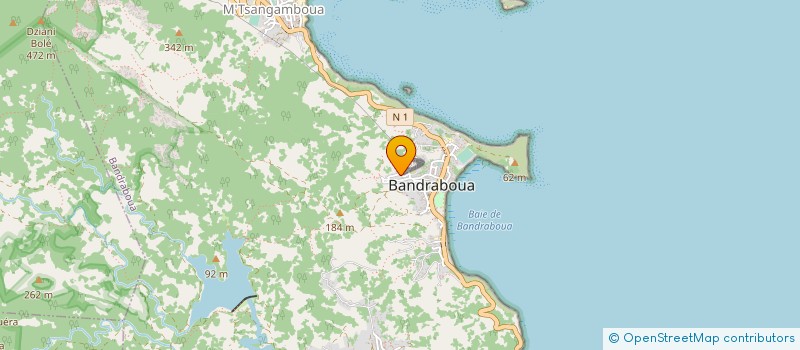 localisation de l'entreprise MONSIEUR COMBO AHAMADA à BANDRABOUA