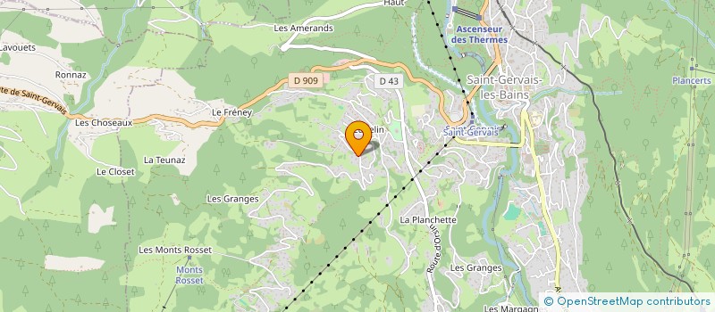 localisation de l'entreprise MONSIEUR COME ABADIE  SAINT-GERVAIS-LES-BAINS