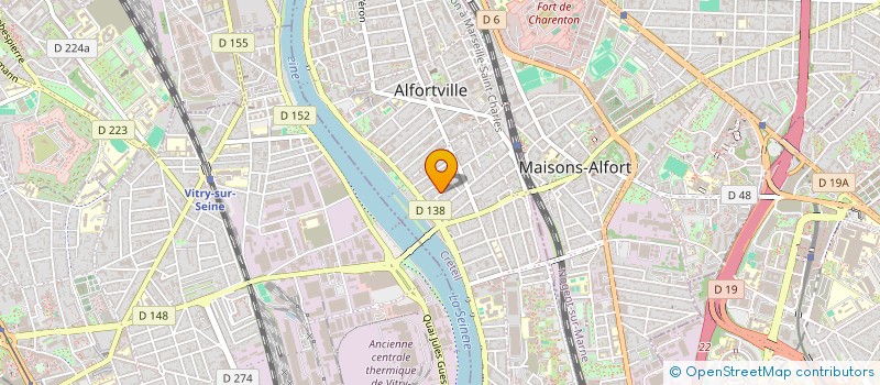 localisation de l'entreprise MONSIEUR COME BARAVIAN  ALFORTVILLE