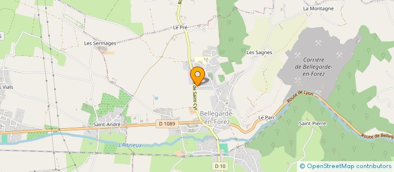 localisation de l'entreprise MONSIEUR COME BERINCHY à BELLEGARDE-EN-FOREZ