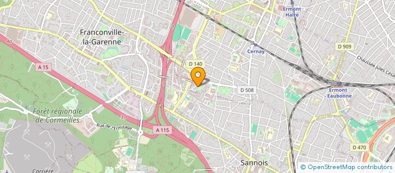 localisation de l'entreprise MONSIEUR COME BERTIER à ERMONT