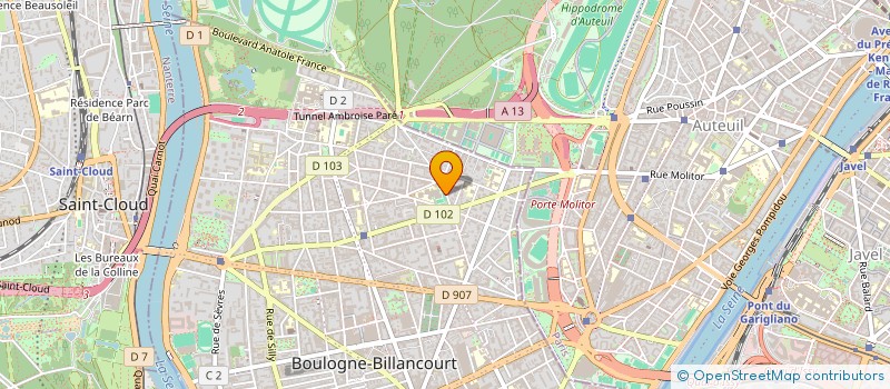 localisation de l'entreprise MONSIEUR COME BONNET-BADILLE à BOULOGNE-BILLANCOURT