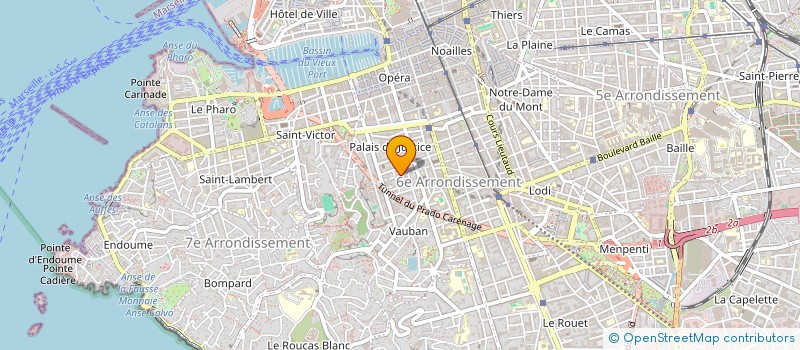 localisation de l'entreprise MONSIEUR COME DE CHAUNAC  MARSEILLE