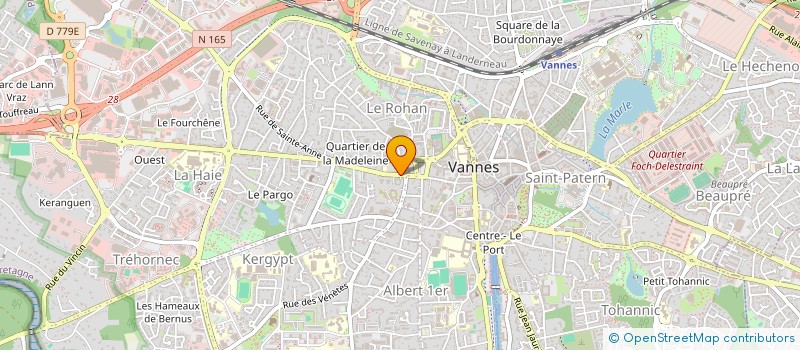 localisation de l'entreprise MONSIEUR COME DE ROUSSEL DE PREVILLE à VANNES