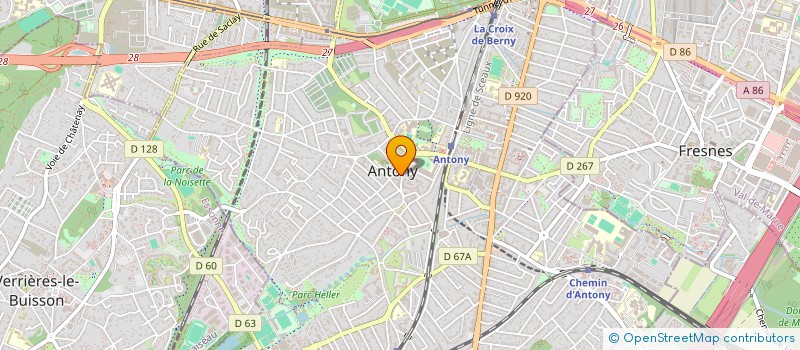 localisation de l'entreprise MONSIEUR COME DRILLET à ANTONY