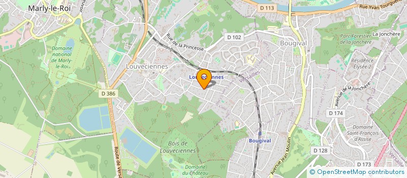 localisation de l'entreprise MONSIEUR COME DU FAYET DE LA TOUR  LOUVECIENNES