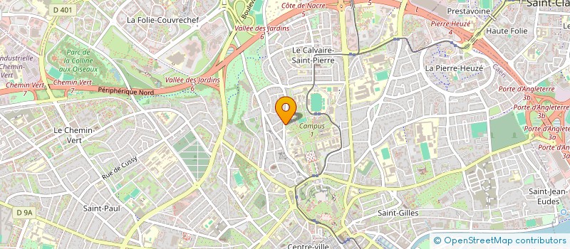 localisation de l'entreprise MONSIEUR COME ERROT à CAEN