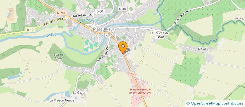 localisation de l'entreprise MONSIEUR COME FERRAND  MAREUIL-SUR-LAY-DISSAIS