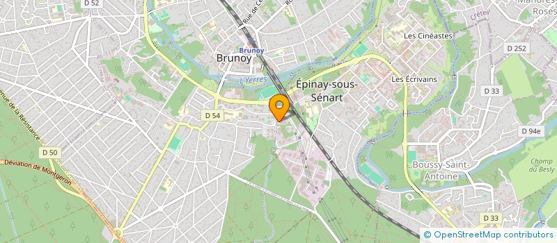 localisation de l'entreprise MONSIEUR COME FRUTON  EPINAY-SOUS-SENART