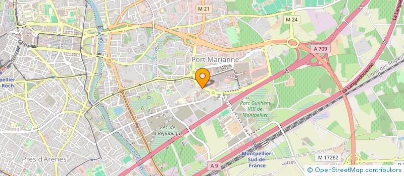 localisation de l'entreprise MONSIEUR COME GUERIN à MONTPELLIER