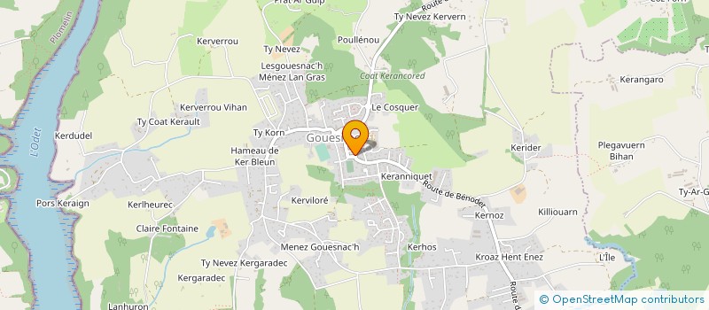 localisation de l'entreprise MONSIEUR COME JAULIN à CLOHARS-FOUESNANT