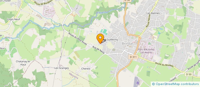 localisation de l'entreprise MONSIEUR COME MONATTE  BRINDAS