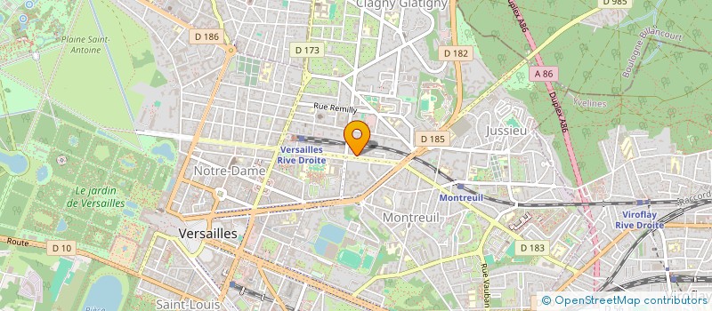 localisation de l'entreprise MONSIEUR COME OZANNE à VERSAILLES