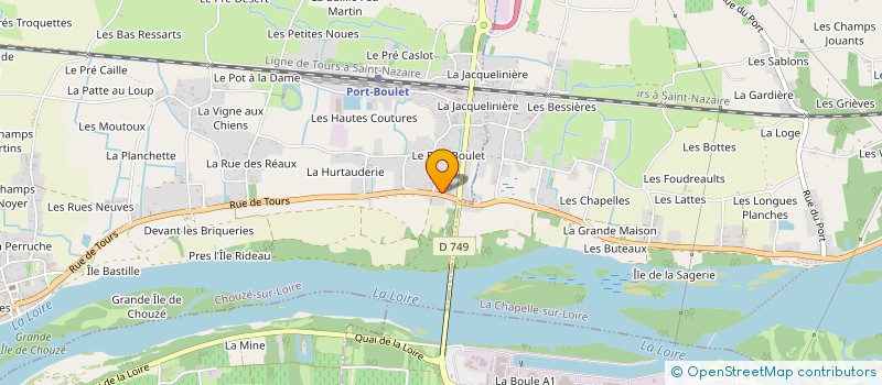 localisation de l'entreprise MONSIEUR COME PIERRET  CHOUZE-SUR-LOIRE