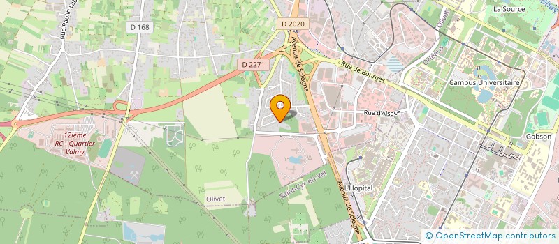 localisation de l'entreprise MONSIEUR COME PINCZON DU SEL à OLIVET