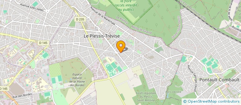 localisation de l'entreprise MONSIEUR COME TARDIF  LE PLESSIS-TREVISE