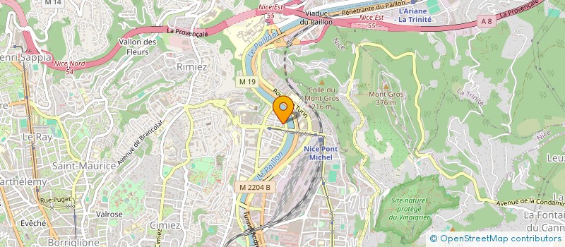localisation de l'entreprise MONSIEUR COME TRISSE à NICE