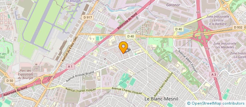 localisation de l'entreprise MONSIEUR COME WEBEMBE TUITCHEU à LE BLANC-MESNIL