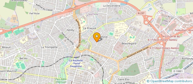 localisation de l'entreprise MONSIEUR COMLAN JACK DANIEL TOKOGNON  LA ROCHELLE