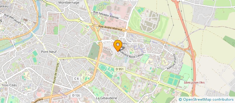 localisation de l'entreprise MONSIEUR CONE HUYNH  POITIERS