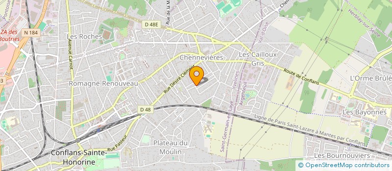 localisation de l'entreprise MONSIEUR CONFLANS-SAINTE-HONO PHILIPPE PLOMBIER  CONFLANS-SAINTE-HONORINE