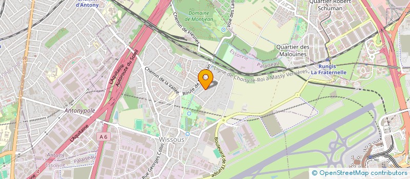 localisation de l'entreprise MONSIEUR CONG-TRUC TRAN à WISSOUS