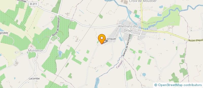 localisation de l'entreprise MONSIEUR CONNOR LAWSON  ALLEMANS-DU-DROPT