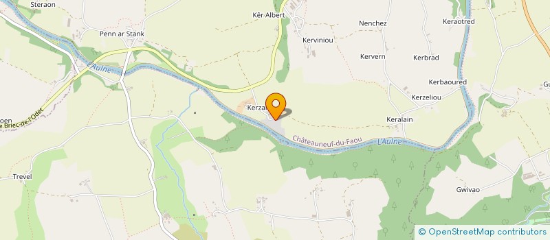 localisation de l'entreprise MONSIEUR CONNOR STRUTT à CHATEAUNEUF-DU-FAOU