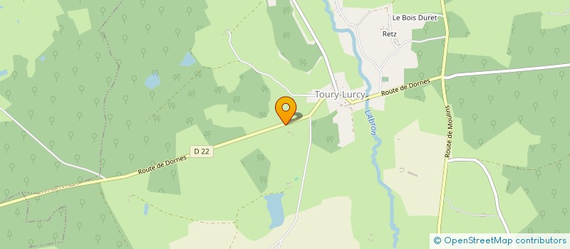 localisation de l'entreprise MONSIEUR CONOR FLANNELLY  TOURY LURCY