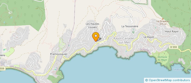 localisation de l'entreprise MONSIEUR CONOR KEVANY à RAYOL-CANADEL-SUR-MER