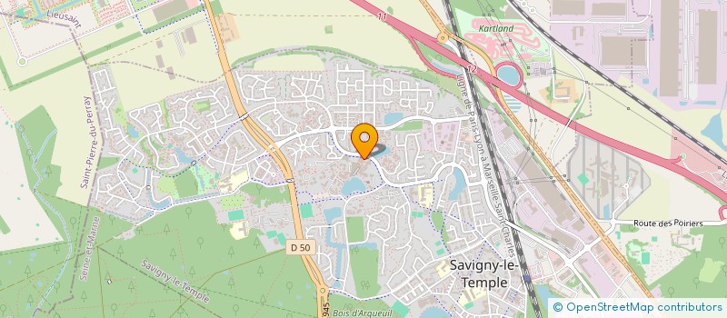 localisation de l'entreprise MONSIEUR CONORS NTETEFOUA MALAMOU  SAVIGNY-LE-TEMPLE