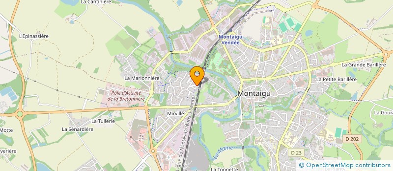 localisation de l'entreprise MONSIEUR CONRAD FRENZEL à MONTAIGU-VENDEE