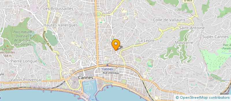 localisation de l'entreprise MONSIEUR CONRAD GERALD NUNEZ à CANNES