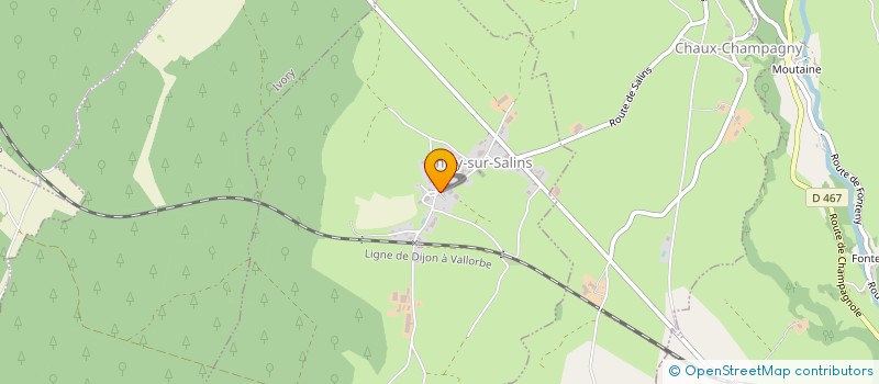 localisation de l'entreprise MONSIEUR CONRAD MERCIER  CHILLY-SUR-SALINS