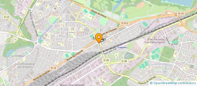 localisation de l'entreprise MONSIEUR CONRADO DOS SANTOS TAVARES à TRAPPES