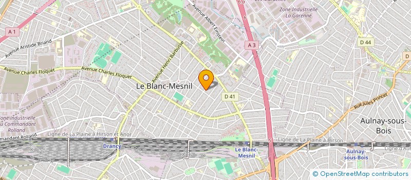 localisation de l'entreprise MONSIEUR CONRADO MORENO à LE BLANC-MESNIL