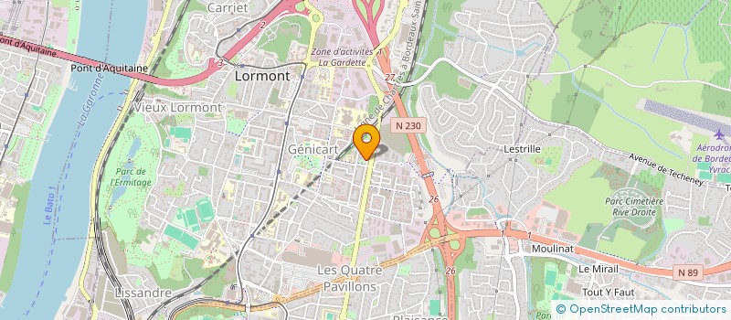 localisation de l'entreprise MONSIEUR CONSTANT AHANHANZO  LORMONT