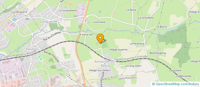 localisation de l'entreprise MONSIEUR CONSTANT ALLAIN  YQUELON