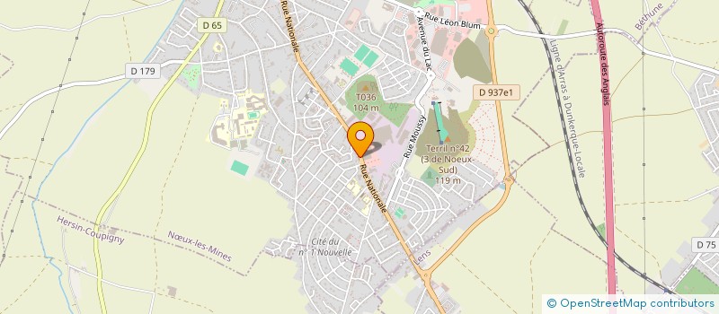 localisation de l'entreprise MONSIEUR CONSTANT ANSART  NUX-LES-MINES