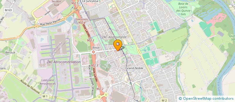 localisation de l'entreprise MONSIEUR CONSTANT BISSOHYE  BLAGNAC