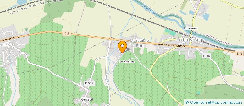 localisation de l'entreprise MONSIEUR CONSTANT BONE  MAREUIL-LE-PORT