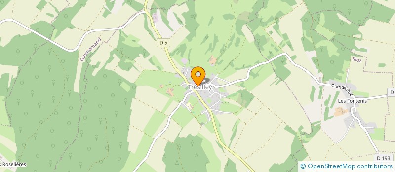 localisation de l'entreprise MONSIEUR CONSTANT BORNET  TRESILLEY