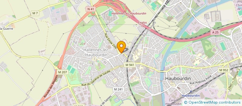 localisation de l'entreprise MONSIEUR CONSTANT BOUQUET  HALLENNES-LEZ-HAUBOURDIN