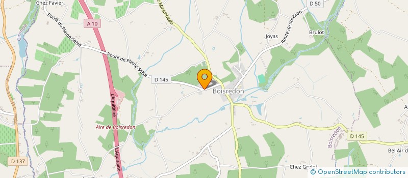 localisation de l'entreprise MONSIEUR CONSTANT CACHERA  BOISREDON