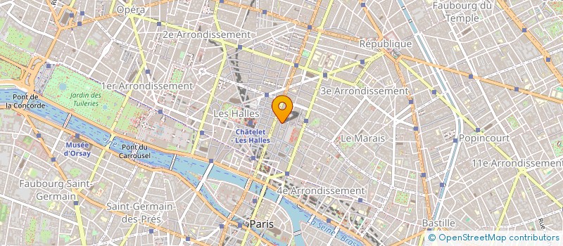 localisation de l'entreprise MONSIEUR CONSTANT CALVO  PARIS