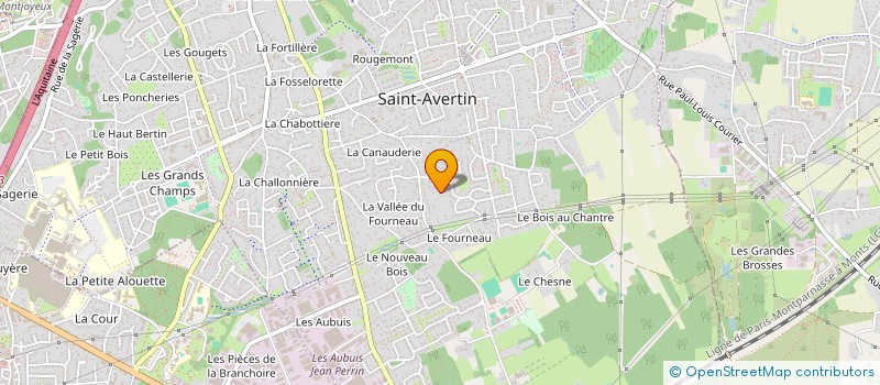 localisation de l'entreprise MONSIEUR CONSTANT CHAUVIN  SAINT-AVERTIN
