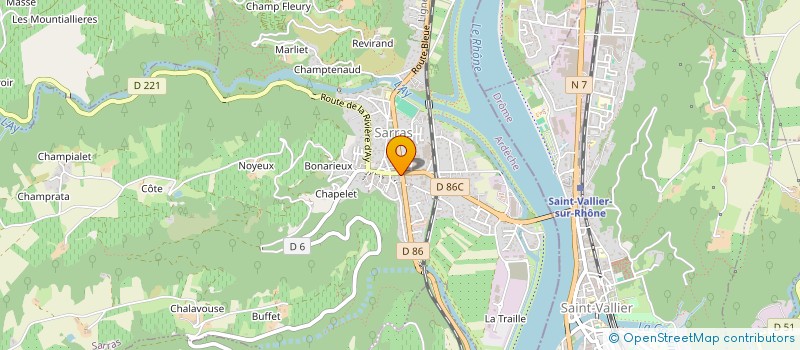 localisation de l'entreprise MONSIEUR CONSTANT CONSTANT  SARRAS