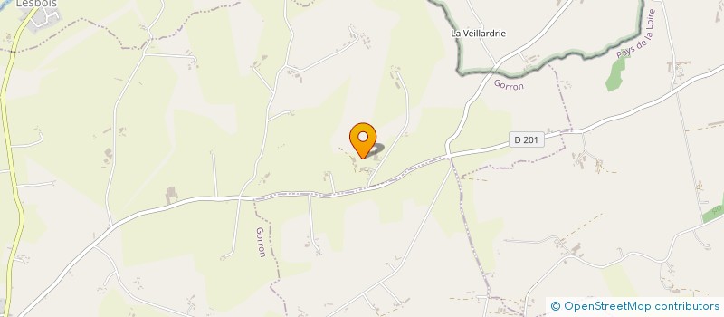 localisation de l'entreprise MONSIEUR CONSTANT DELANGLE  GORRON