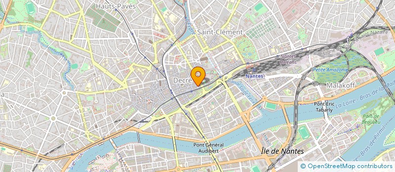 localisation de l'entreprise MONSIEUR CONSTANT DESFOSSE à NANTES
